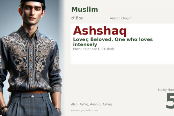 Ashshaq Name Meaning — Arabic Origin, Boy Name & Details (2025)