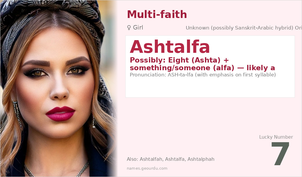 Ashtalfa Name Meaning and Details