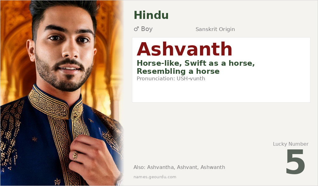 Ashvanth Name Meaning and Details