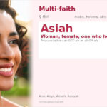 Asiah Name Meaning and Details