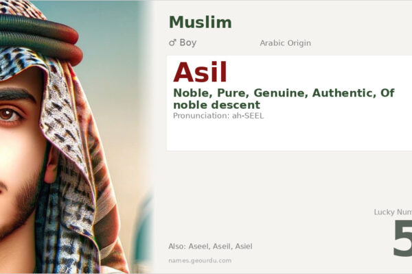 Asil Name Meaning — Arabic Origin, Boy & Details (2025)