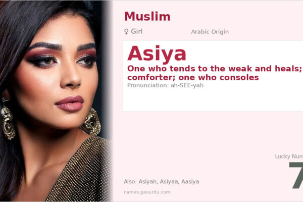 Asiya Name Meaning — Arabic Origin, Girl Name & Islamic Significance (2025)