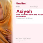 Asiyeh Name Meaning and Details