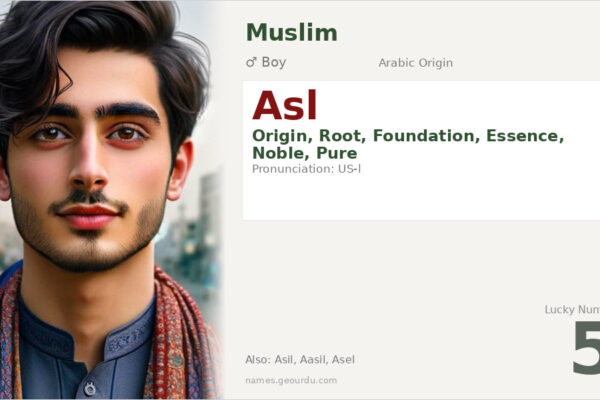 Asl Name Meaning — Arabic Origin, Boy Name & Details (2025)