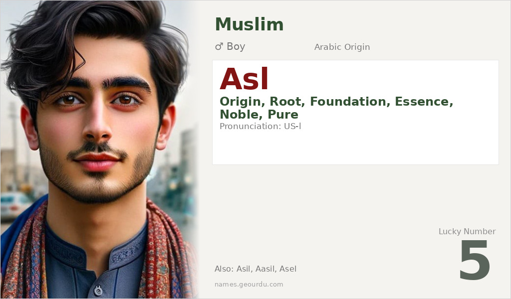 Asl Name Meaning and Details