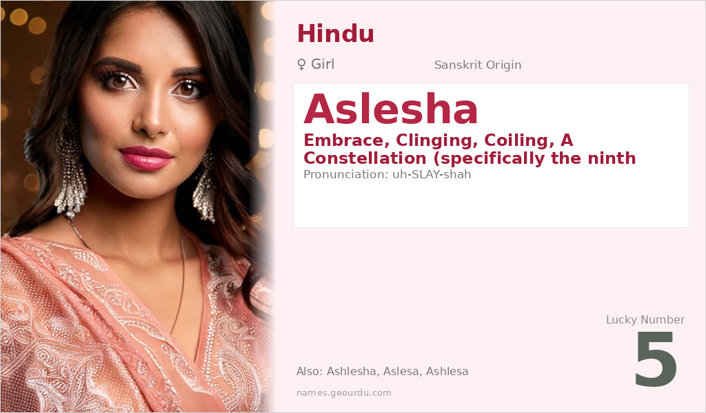 Aslesha Name Meaning and Details