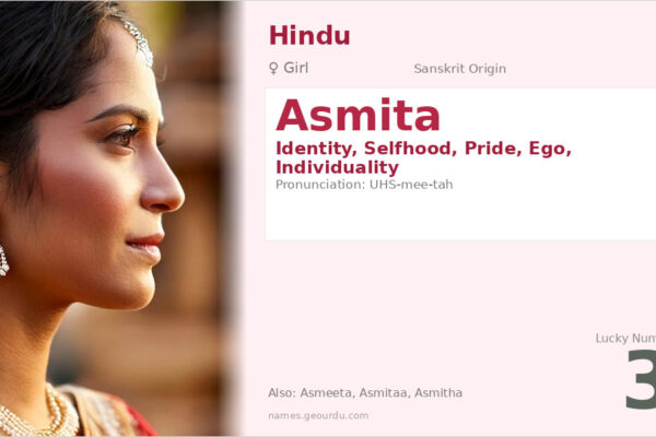 Asmita Name Meaning — Sanskrit Origin, Girl Name & Details (2025)