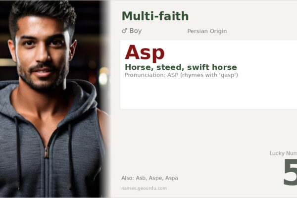 Asp Name Meaning — Persian Origin, Boy Name & Cultural Significance (2025)