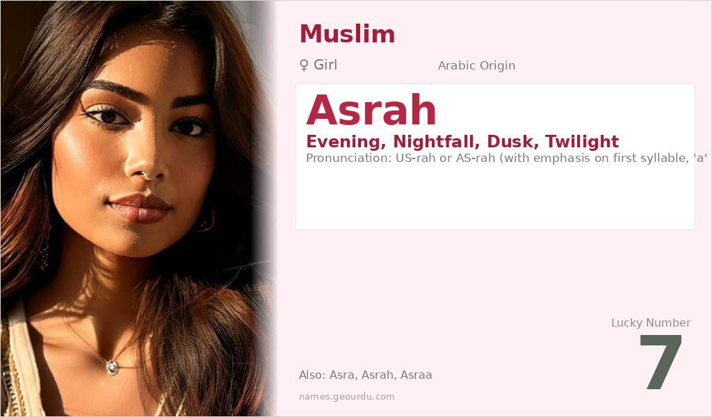 Asrah Name Meaning and Details