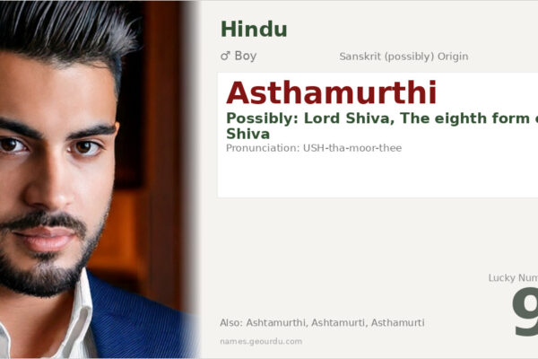 Asthamurthi Name Meaning — Origin, Gender & Details (2025)