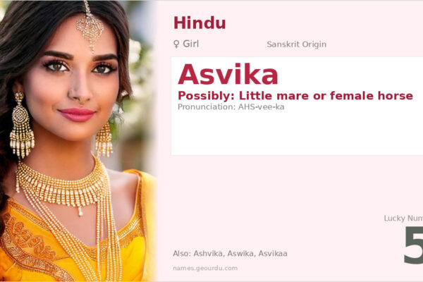 Asvika Name Meaning — Origin, Gender & Details (2025)