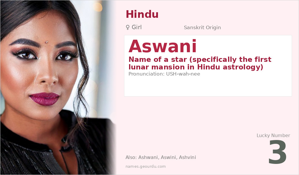 Aswani Name Meaning and Details