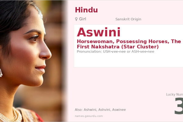 Aswini Name Meaning — Sanskrit Origin, Girl Name & Astrological Significance (2025)