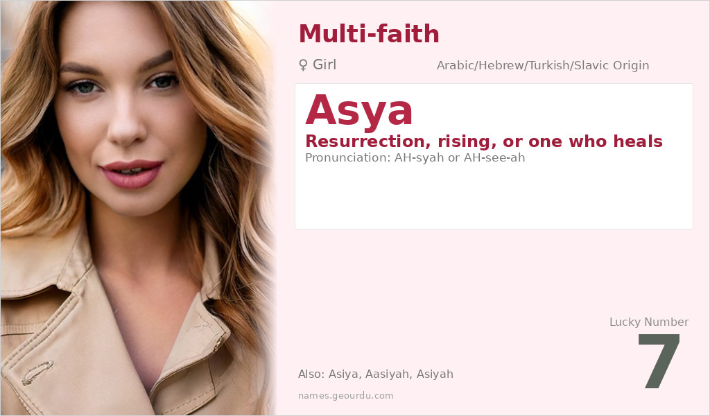 Asya Name Meaning and Details