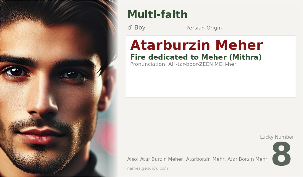 Atarburzin Meher Name Meaning and Details