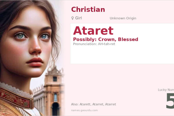 Ataret Name Meaning — Origin, Gender & Details (2025)