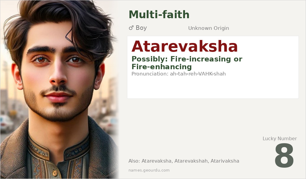 Atarevaksha Name Meaning and Details