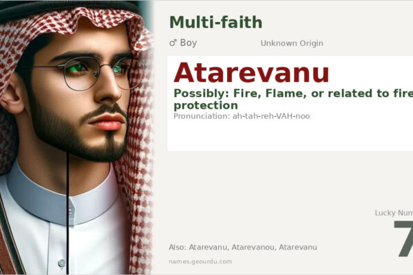 Atarevanu Name Meaning — Origin, Gender & Details (2025)