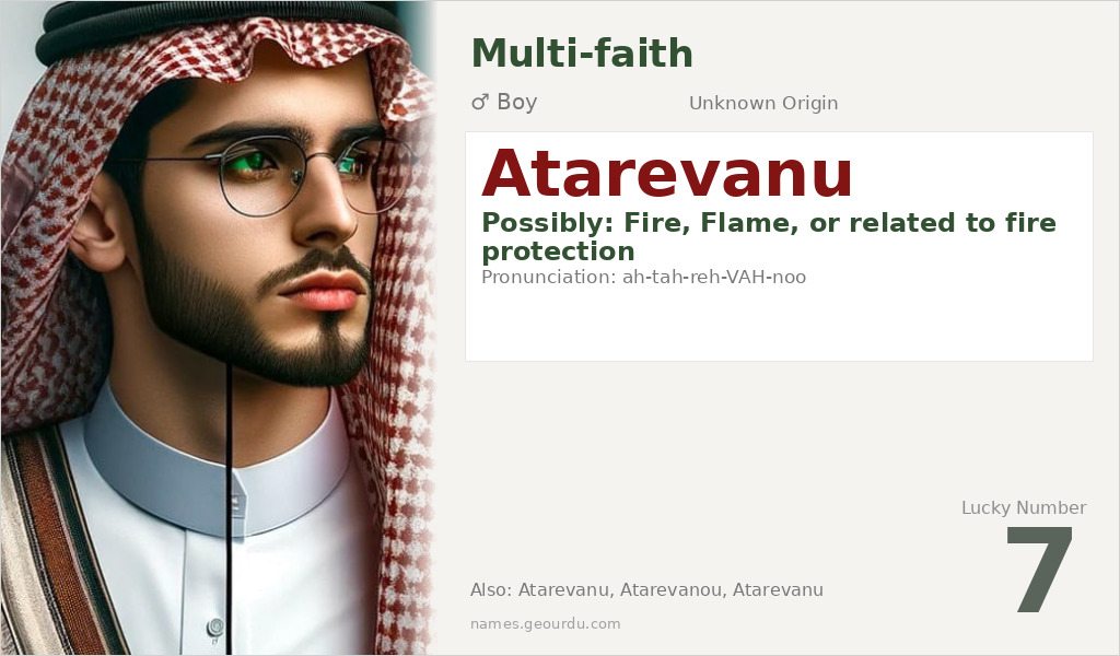 Atarevanu Name Meaning and Details