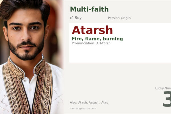 Atarsh Name Meaning — Persian Origin, Fire & Cultural Significance (2025)