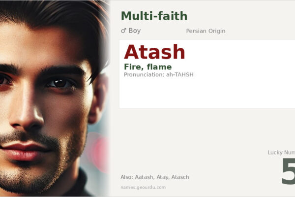 Atash Name Meaning — Persian Origin, Fire Symbolism & Details (2025)