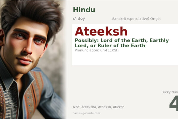 Ateeksh Name Meaning — Origin, Gender & Details (2025)