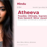 Atheeva Name Meaning and Details