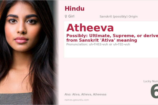 Atheeva Name Meaning — Origin, Gender & Details (2025)