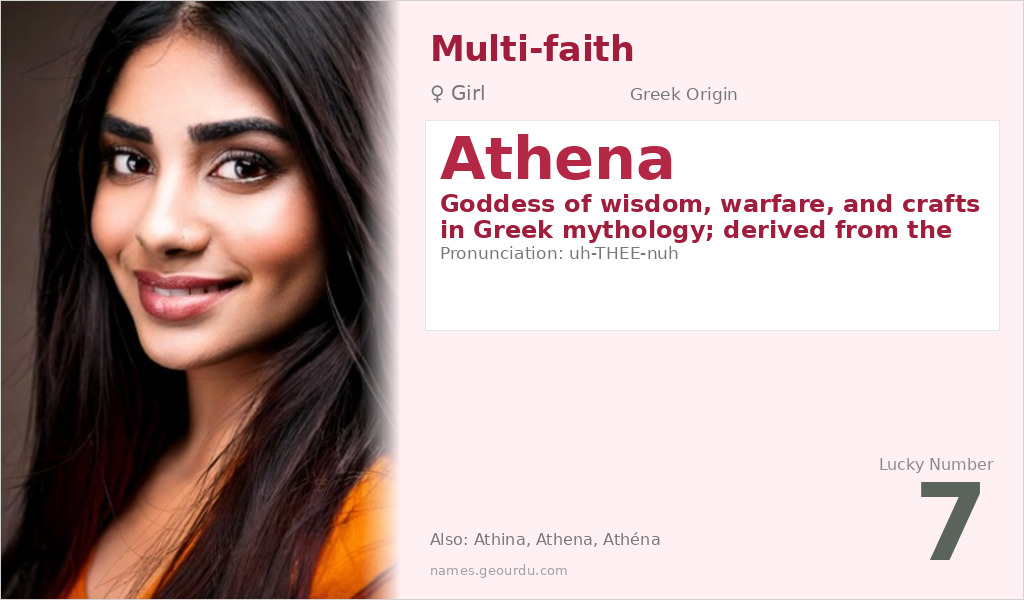 Athena Name Meaning and Details