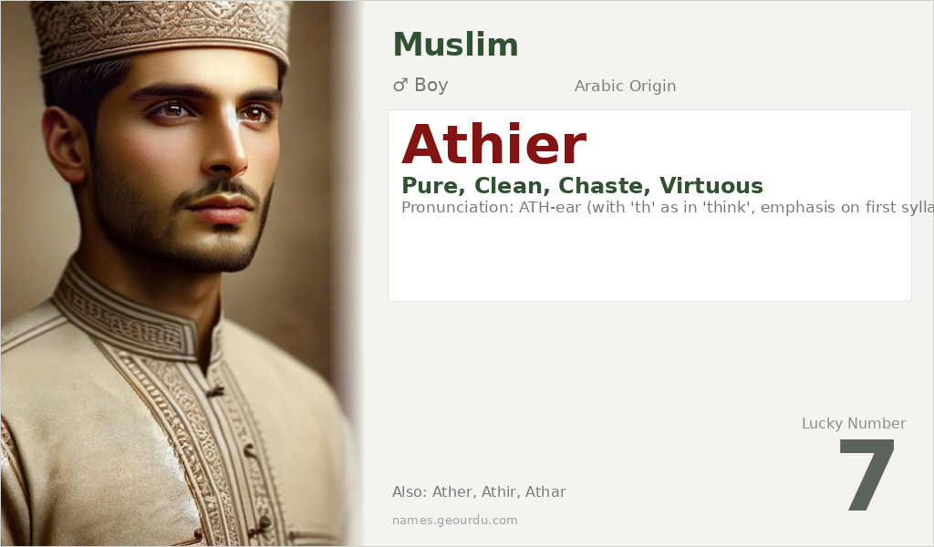 Athier Name Meaning and Details