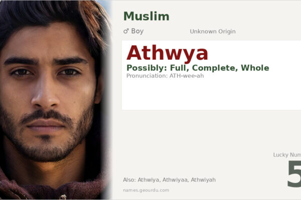 Athwya Name Meaning — Origin, Gender & Details (2025)