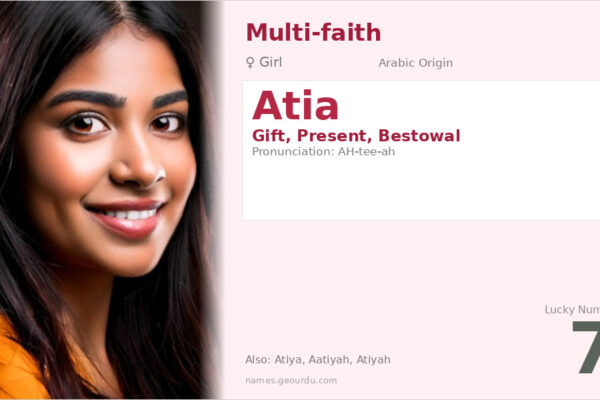 Atia Name Meaning — Arabic Origin, Gift & Cultural Significance (2025)