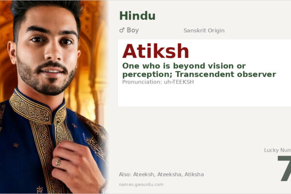 Atiksh Name Meaning — Sanskrit Origin, Boy Name & Details (2025)