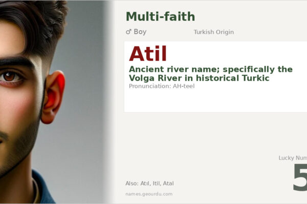Atil Name Meaning — Turkic Origin, Boy’s Name & Historical Significance (2025)
