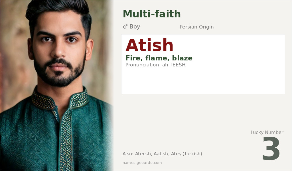 Atish Name Meaning and Details