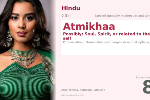 Atmikhaa Name Meaning — Origin, Gender & Details (2025)