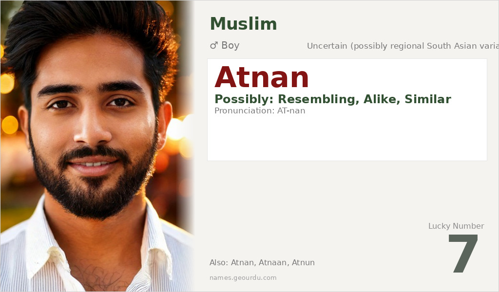 Atnan Name Meaning and Details