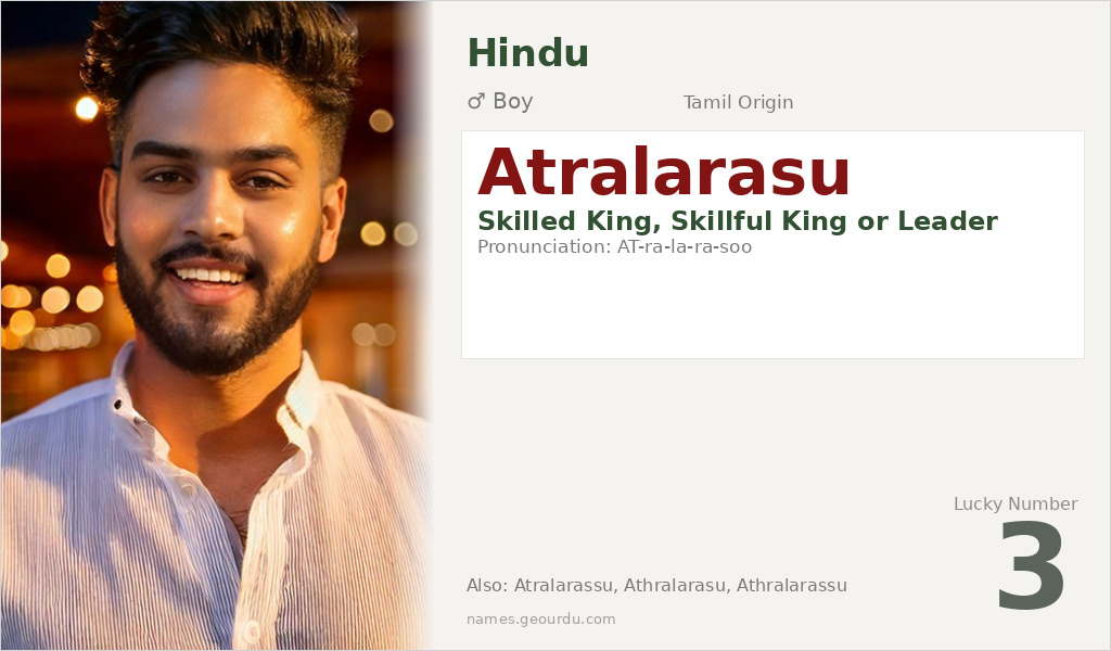 Atralarasu Name Meaning and Details