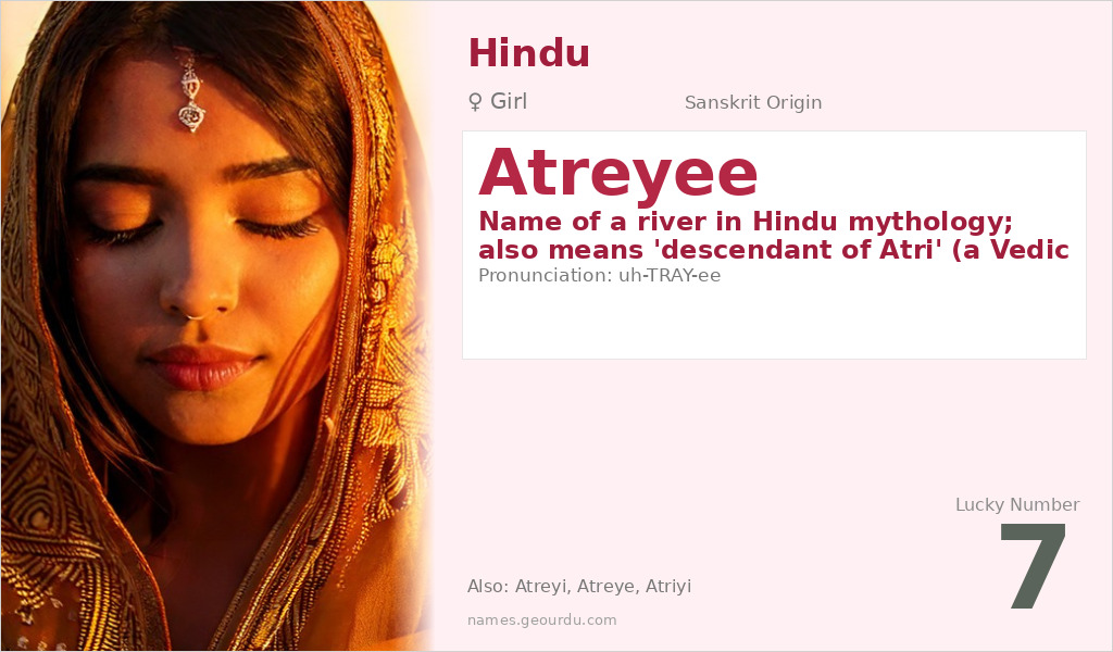 Atreyee Name Meaning and Details