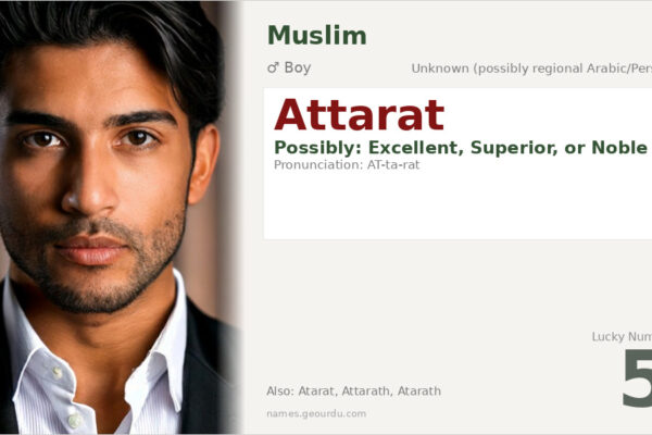 Attarat Name Meaning — Origin, Gender & Details (2025)