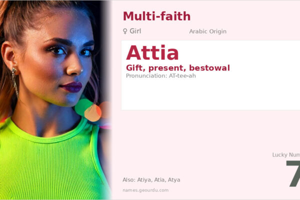 Attia Name Meaning — Arabic Origin, Girl’s Name & Cultural Significance (2025)