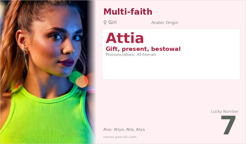 Attia Name Meaning and Details