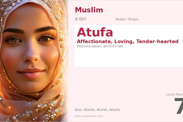 Atufa Name Meaning — Arabic Origin, Girl Name & Details (2025)