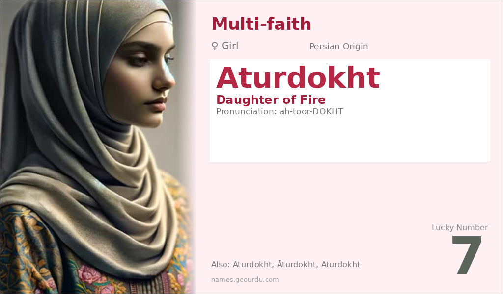 Aturdokht Name Meaning and Details