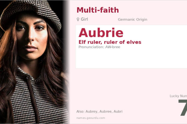 Aubrie Name Meaning — Germanic Origin, Girl Name & Details (2025)