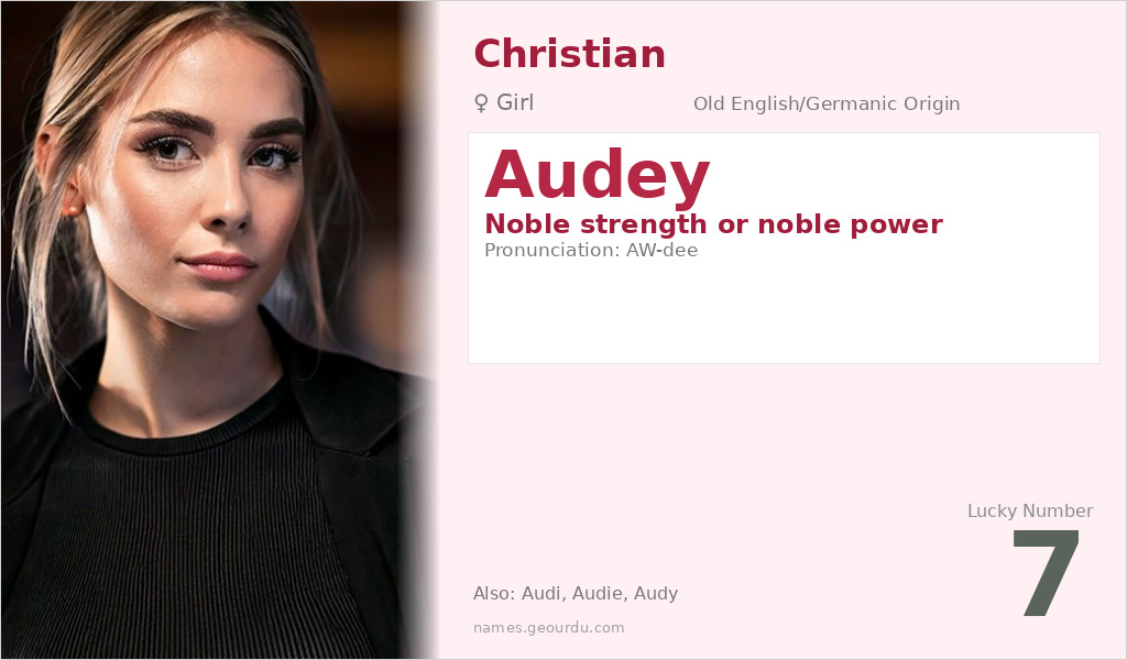 Audey Name Meaning and Details