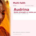 Audrina Name Meaning and Details
