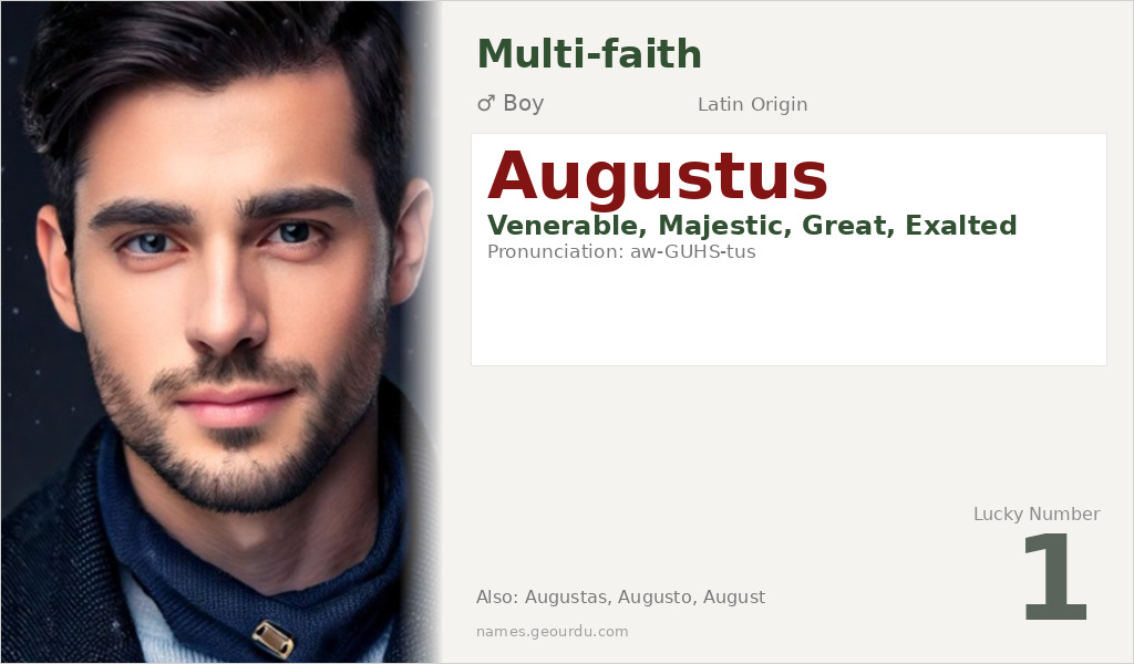 Augustus Name Meaning and Details