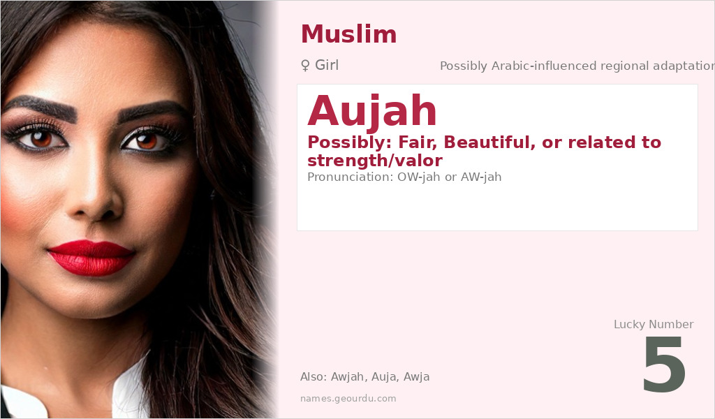 Aujah Name Meaning and Details