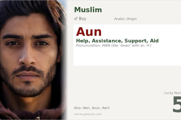 Aun Name Meaning — Arabic Origin, Boy & Details (2025)